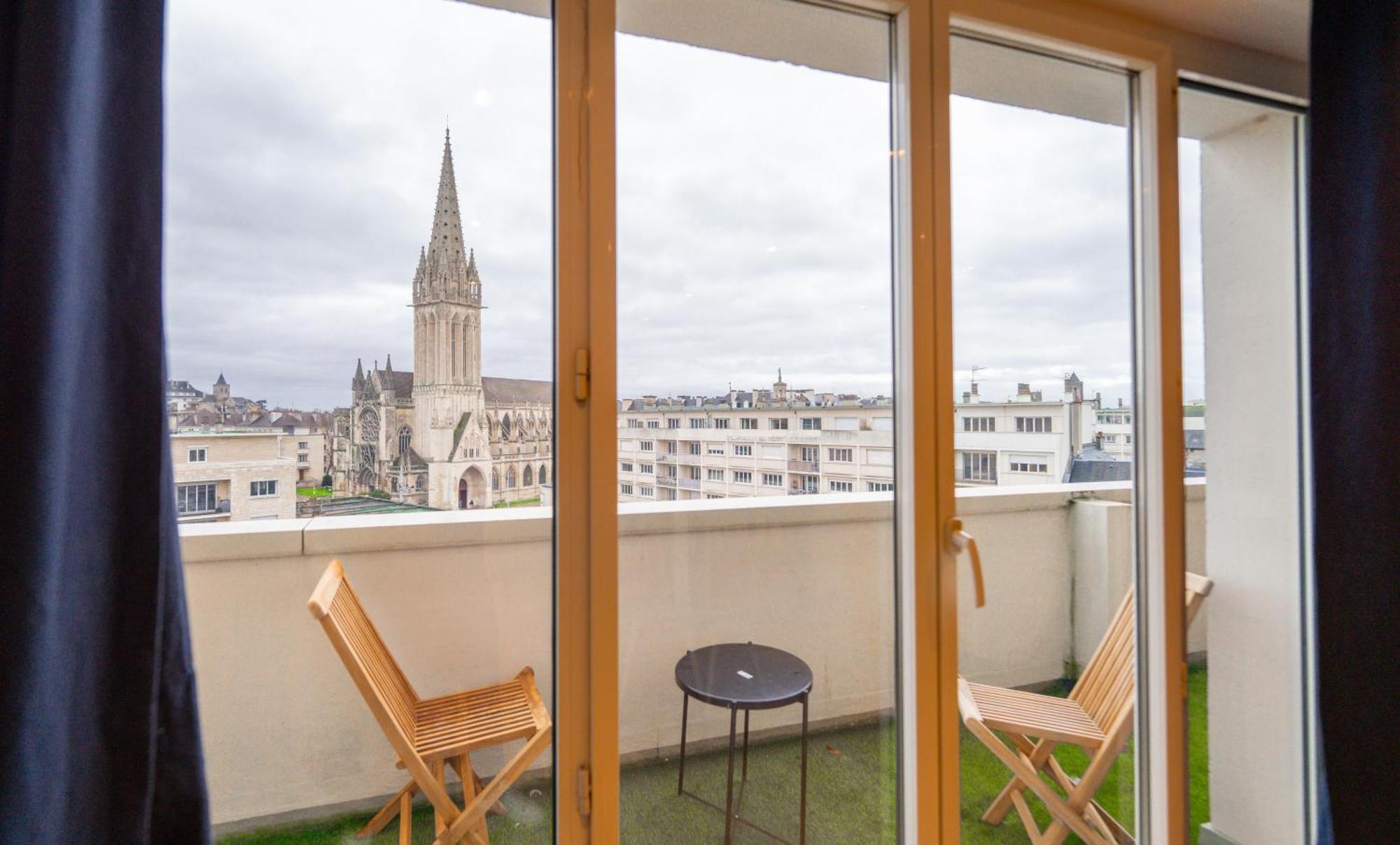 Appt Premium Centre Chateau Terrasse 2 Chambres 6P Vue Exceptionnelle Caen Ngoại thất bức ảnh