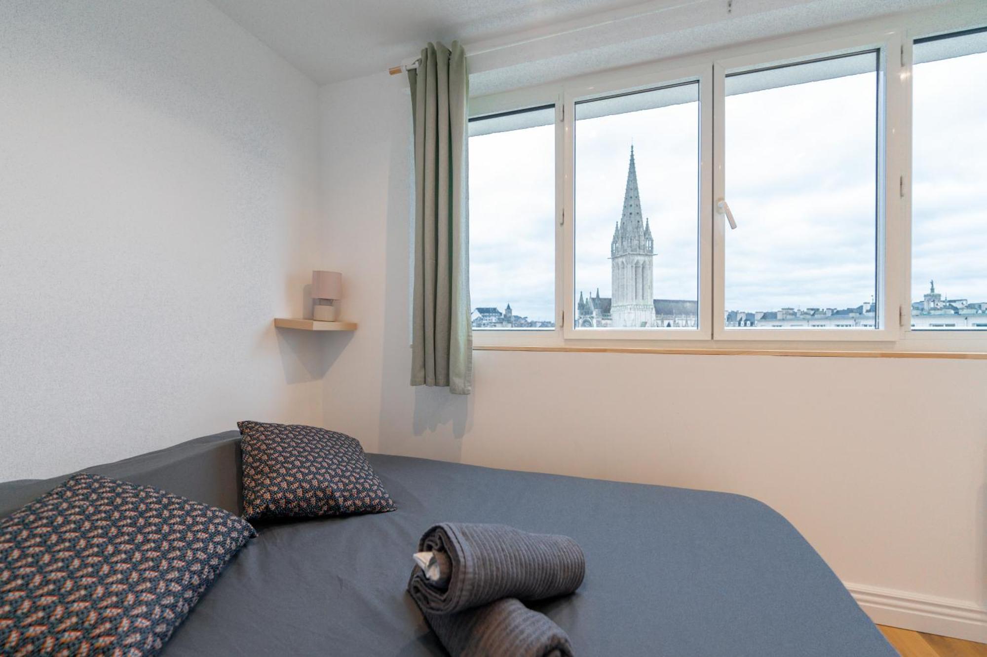 Appt Premium Centre Chateau Terrasse 2 Chambres 6P Vue Exceptionnelle Caen Ngoại thất bức ảnh